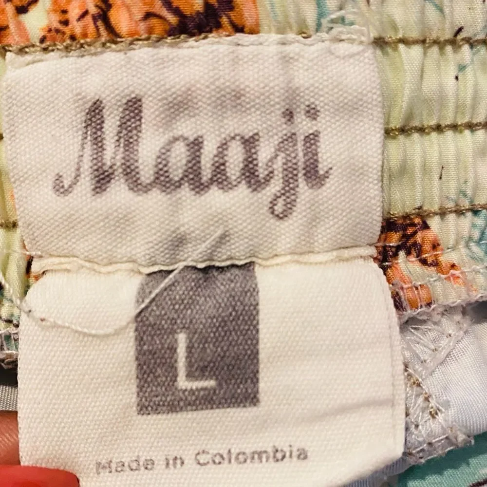Maaji Pineapple Shakes Swim Trunks Size Large